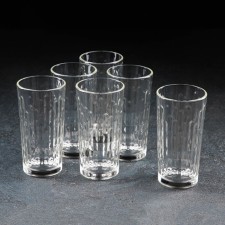 A set of high glass glasses 