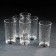 A set of high glass glasses "Asymmetry", 230 ml, 6 pcs