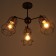 Chandelier 2210/3 E27 40W Black-Bronze 34.4x34.4x68 cm Bayerlux