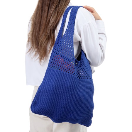 ALOSKA 38 x 62 cm, handle 22 cm, cell 0.5 cm, blue-2