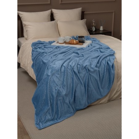 Texrepublic blanket, size 200x220 cm, blue color-8