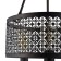 Cel and chandelier FR4166-PL-03C-BL CONTE, 360x360x1630 mm, E27, 3x60W, brown color