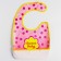 Sweet Baby feeding bib with Velcro, with a pocket