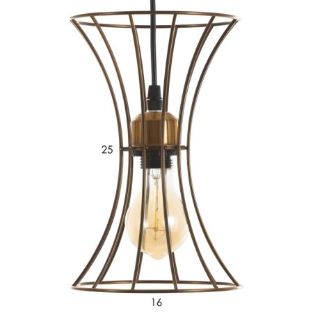 Bayerlux lamp "Anetta" E27 40W gold 16x16x23-123cm-5