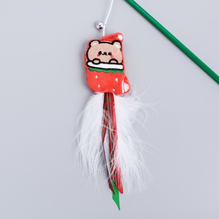 New Year. Domestica-pound for cats with a bell "Bear", 40 cm-2