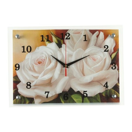Carty clock is wall, series: flowers, "flowers", 25x35 cm-4