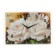 Carty clock is wall, series: flowers, "flowers", 25x35 cm