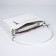 Bag Cross-Bodi with a zipper, white color