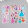 Plastic sticker "Your wardrobe" mix 21x7 cm