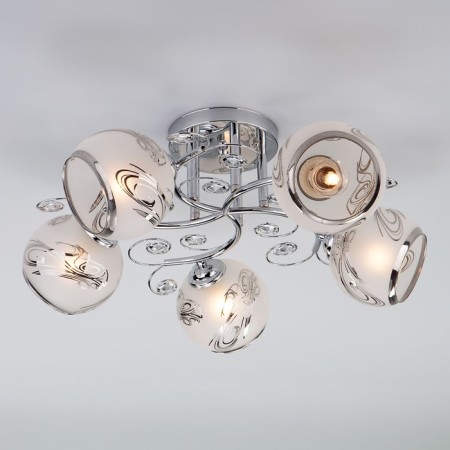 Dlano 5x60W chandelier e27 chrome-1