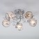 Dlano 5x60W chandelier e27 chrome