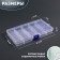 Organizer for decor, 15 cells, 17.4 × 10 × 2.2 cm, the color is transparent