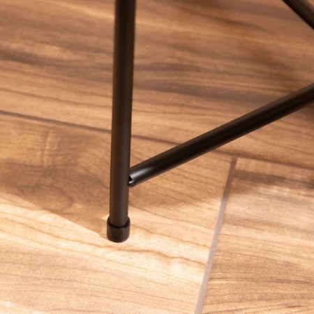 Wicker table, 40x40x41 cm, col. black-4