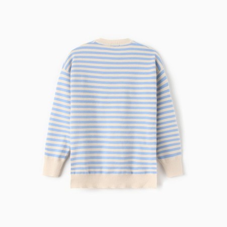 Female jumper, blue/milk color, size 46-50-8