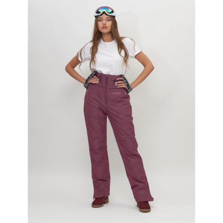Ski -loving pants, size 42, burgundy color-5