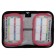 Penal 1 section, 130 x 210 x 40 mm, 2 folding strips, fabric, calligrata top, Content "cat", black