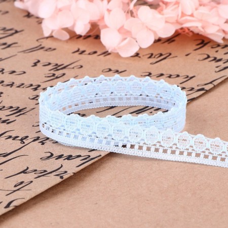 Capricon lace, 12 mm × 10 ± 1 m, blue color-2