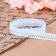 Capricon lace, 12 mm × 10 ± 1 m, blue color