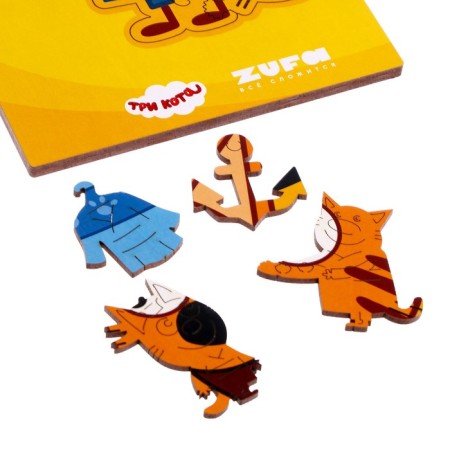 Wooden figured puzzle "Korzhik", Kids S-4