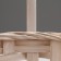 Wicker basket, d17 x 9 x 30 cm, white, bamboo