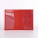 Cover for passport, red color