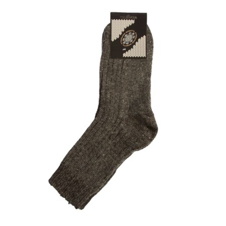 Male woolen socks "Rubchik", dark gray color, size 29-4