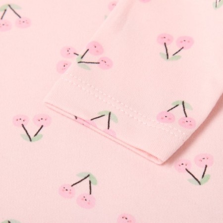 Body with a long sleeve, pink color, height 68 (3-6 months)-2