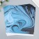 Scrapbooking paper "Blue paint stains" density 180 g 30.5x32 cm