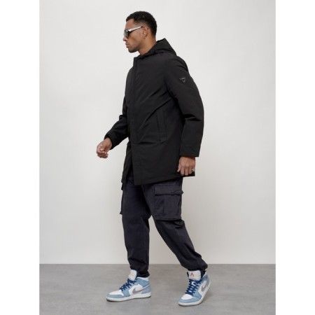 Male demi -season kosukha park, size 58, black color-1
