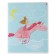 Notebook of 48 sheets in the Young Princess cage, covered cardboard, matte lamination Soft Touch, mix