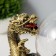 Plasma ball "Dragons" gold 23x12x18 cm Risalux