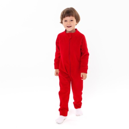 Combineson children, red color, height 98-104 cm