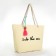 Bag Women's Beach Into the Sea, 50x34.5x14 cm, beige color