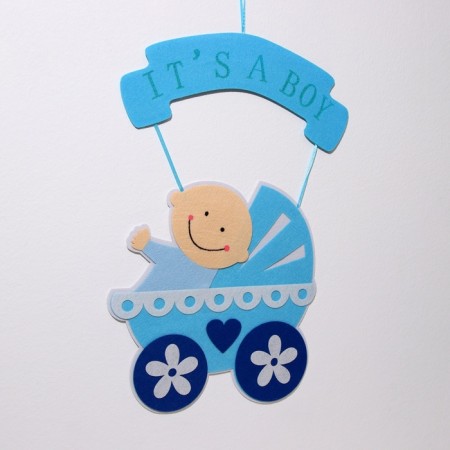 Decorative decoration (suspension) "It’s a Boy" 32x32x43 cm-2