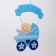 Decorative decoration (suspension) "It’s a Boy" 32x32x43 cm
