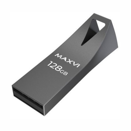 USB flash drive 128 GB MaxVi MK2 Dark Grey Monolith, Metal / FD128GBUSB20C10MK2-2