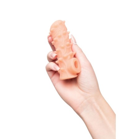 Kokos nozzle is realistic with additional stimulation, TPE, bodily, 15.6 cm, s-7