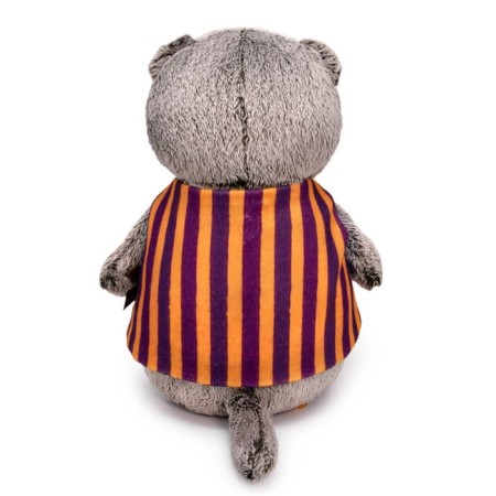 Soft toy "Basik", in a striped vest, 19 cm-2