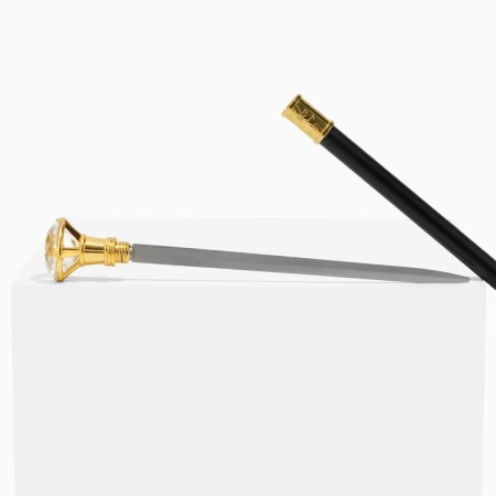 Souvenir product cane with a dagger, 36cm blade, diamond hilt-2