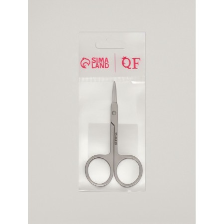 Scissors manicure, straight, narrowed, 9 cm, silver color-6