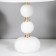 1x60W skating lamp E27 white-gold 25x25x45 cm Risalux
