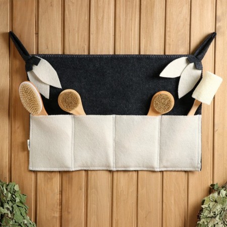Bannous wall rug, felt, 4 pockets 60x40 cm