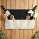 Bannous wall rug, felt, 4 pockets 60x40 cm