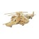 3D model of wooden miracle-brown "Helicopter Black Shark"