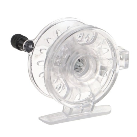 Inertial coil, plastic, diameter 6 cm, guide fishing lines, transparent color, 109-5