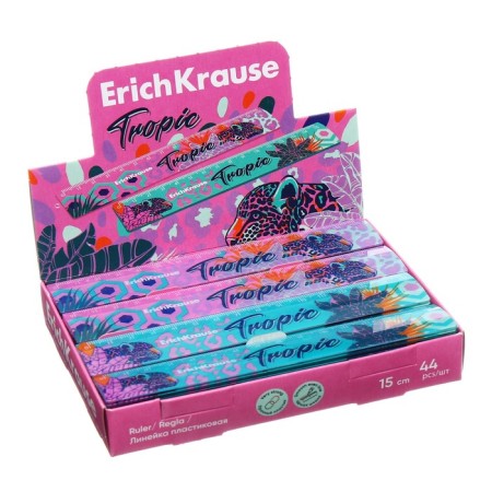 Line 15 cm Erichkrause "Tropical", mix-4