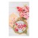 Jubilee medal with the ribbon "40 years. Flowers", D = 70 mm