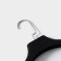 Shoulders-clothing hanger, 39 × 4.4 × 22.5 cm cm, size 40-42, Soft-Touch coating, black color
