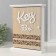 Keywood tree 6 hooks "Flower pattern" 26.5x20.5x6 cm