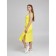 Female dress, size 44, lemon color